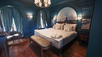 Habitació doble per a ús individual Deluxe | Caixa forta a l'habitació i escriptori