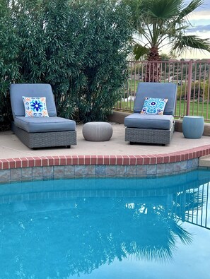 Pool - Private Home w/Heated Pool & Breathtaking Sunsets on Coyote Lakes Golf Course! (Surprise)