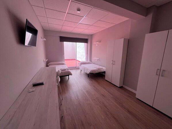 ห้องเบสิกดับเบิลสำหรับพักเดี่ยว, ระเบียง | ห้องเก็บเสียง, Wi-Fi ฟรี