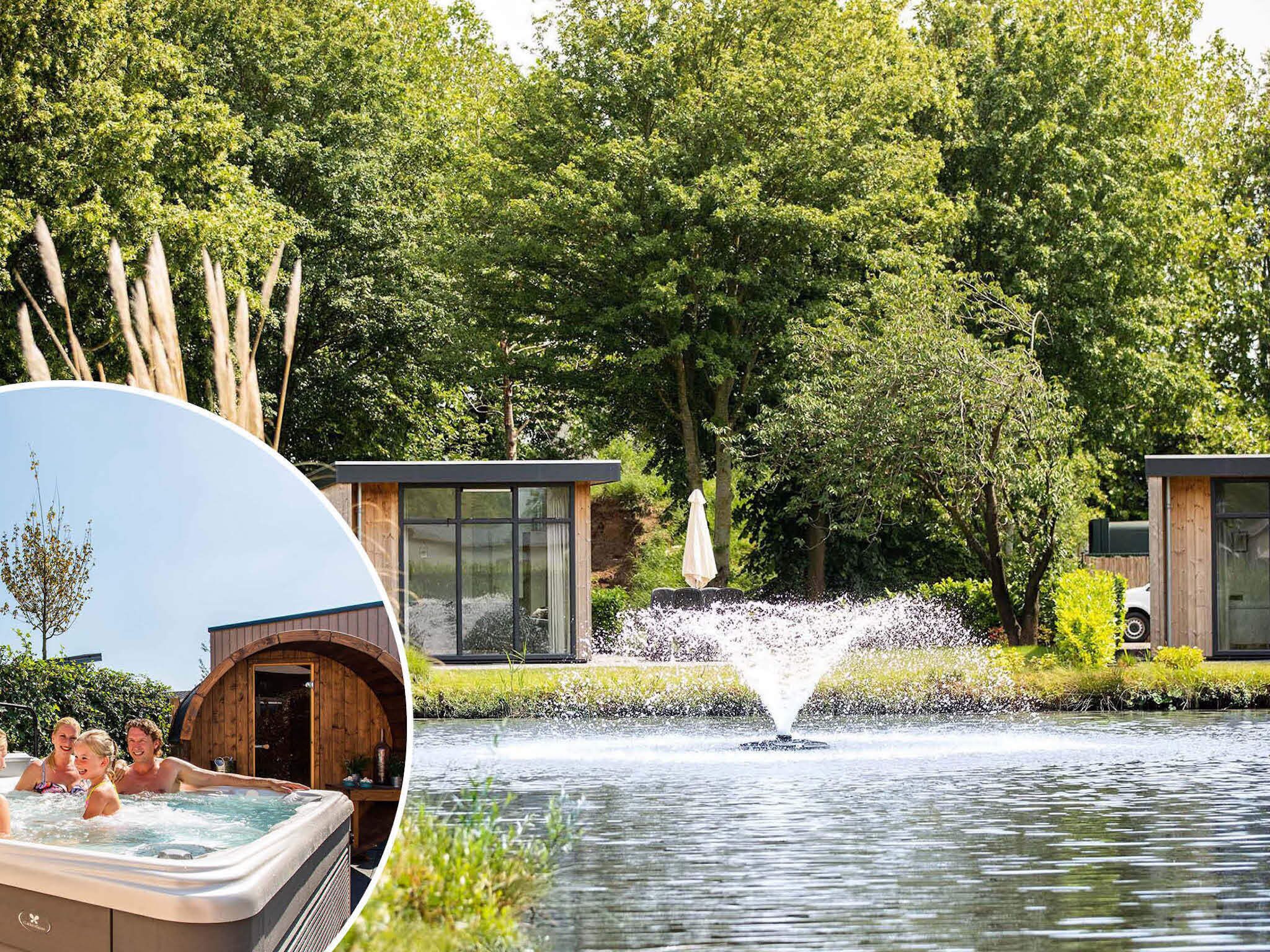 Modern chalet with sauna and spa