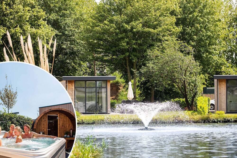 Modern chalet with sauna and spa