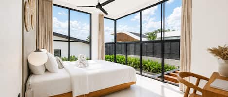 Luxury Villa, 3 Bedrooms, Private Pool | 3 bedrooms, in-room safe, desk, laptop workspace