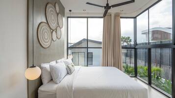 Luxury Villa, 3 Bedrooms, Private Pool | 3 bedrooms, in-room safe, desk, laptop workspace