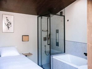 Shower - Wellness Cabin in Netherlands with Outdoor Spa (Voorthuizen)