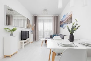 Apartment, 1 Bedroom, Balcony | In-room dining - Burakowska 16 Apartment by Renters (Warsaw)