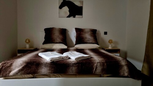 Bed and breakfast at Haras d'Agathe et ses princes - dogs and horses welcome