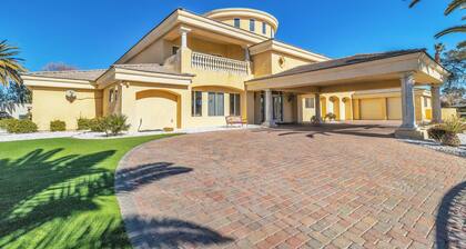15,000 sqft Mansion 5 min from strip! 1.5 acre compound.