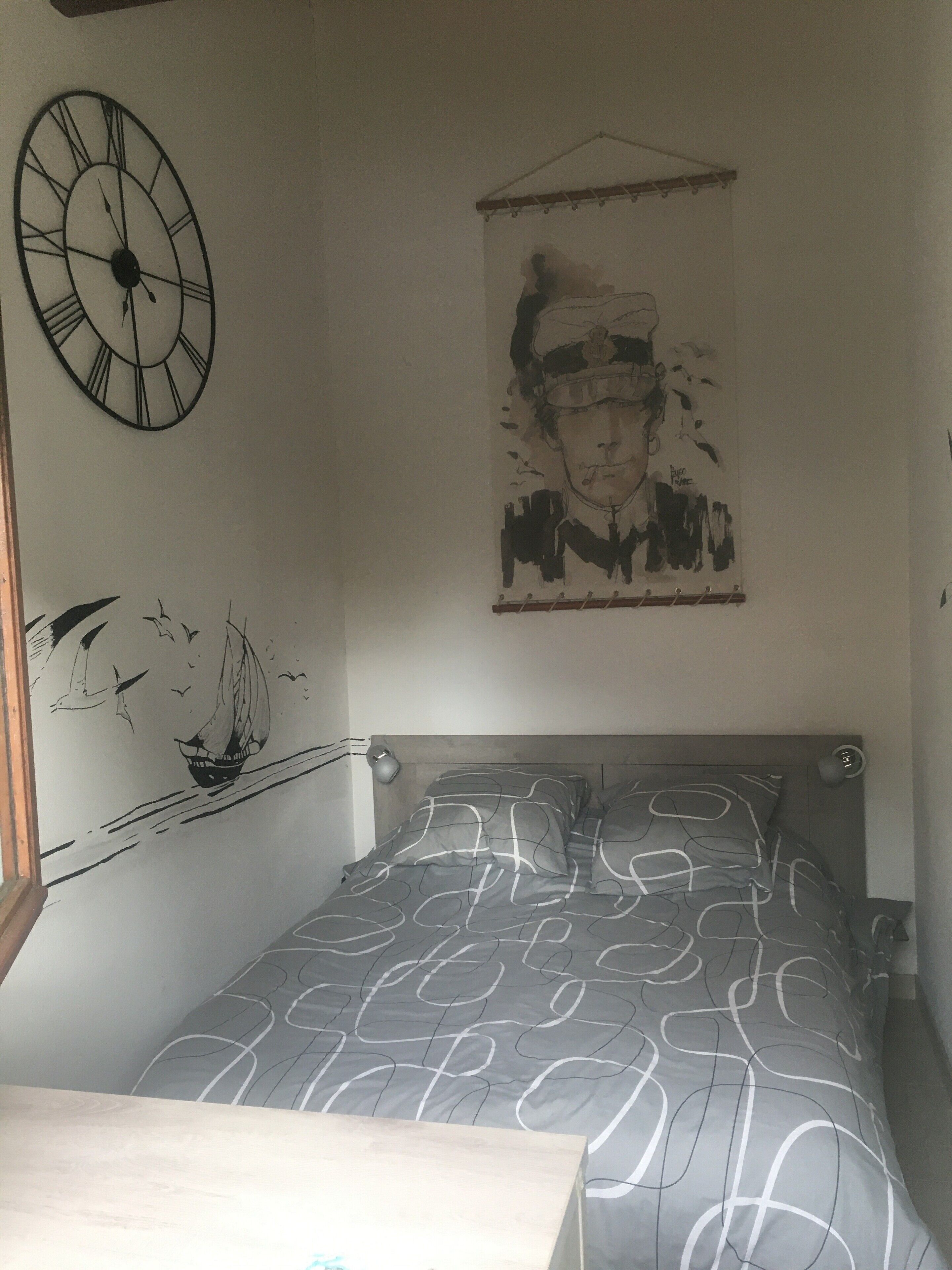 2 slaapkamers, een strijkplank/strijkijzer