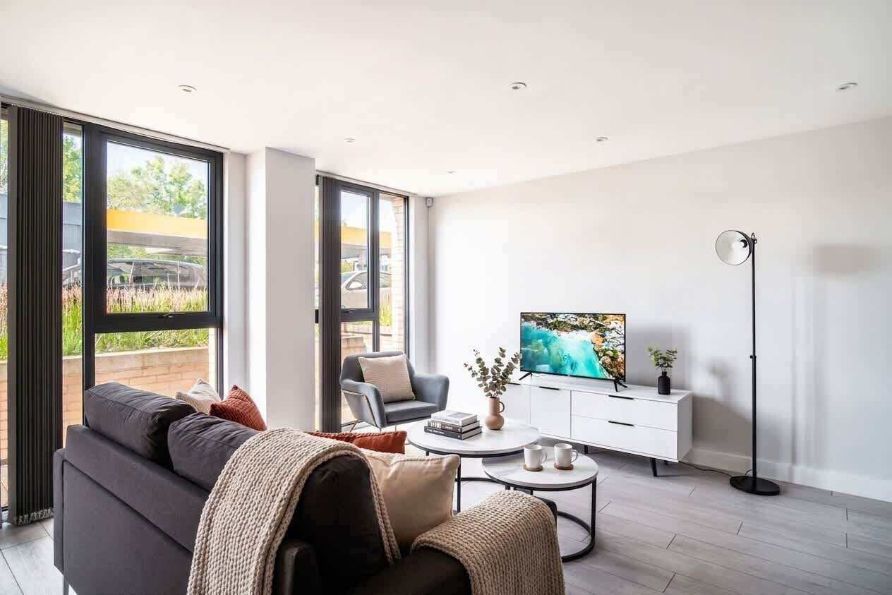 Televisie en een kantoor