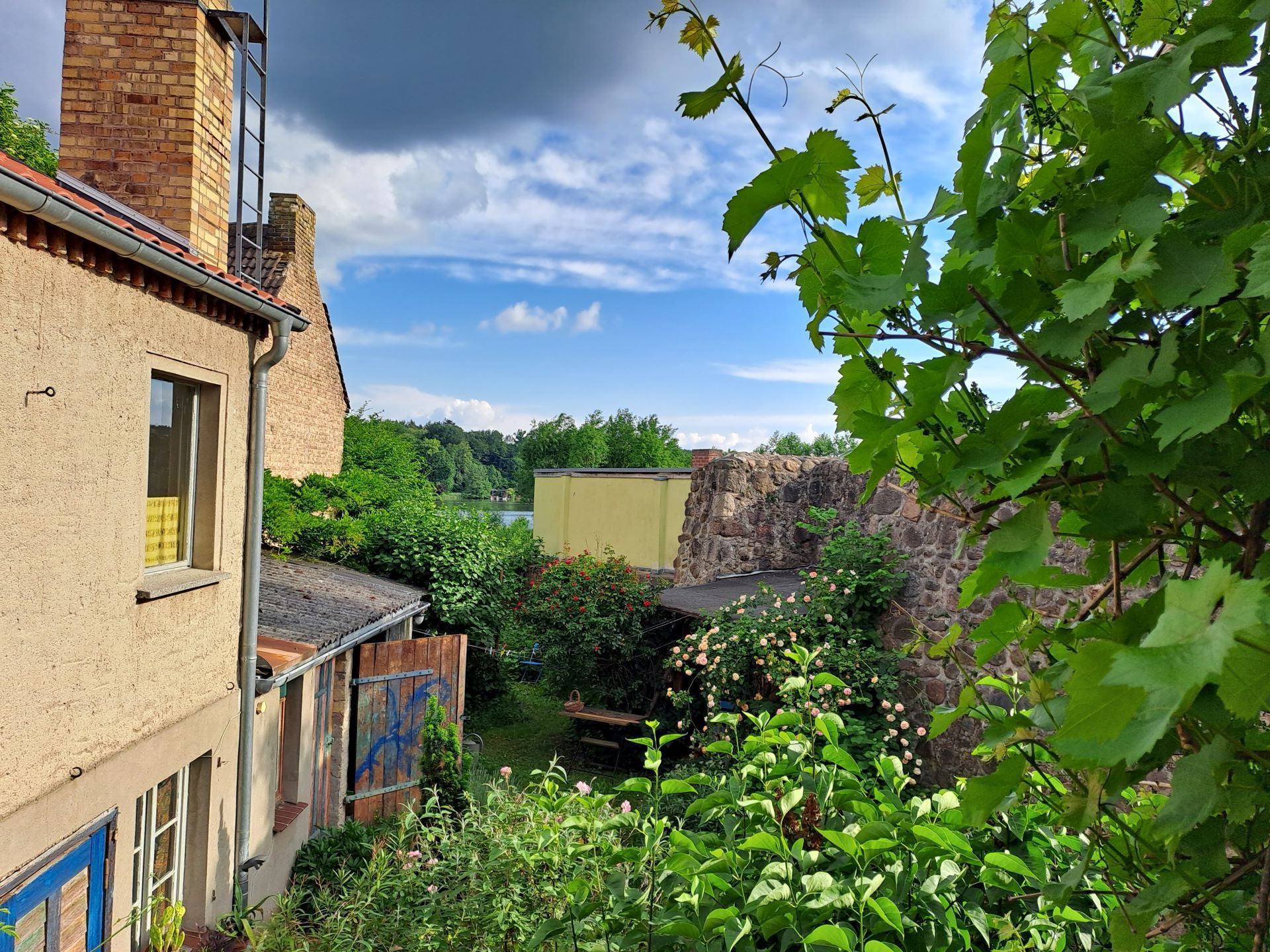 Vue depuis l’hébergement