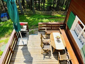 Cottage Deluxe, vue montagne | Terrasse/Patio