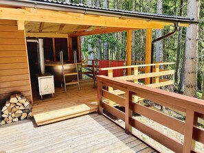 Cottage Deluxe, vue montagne | Terrasse/Patio