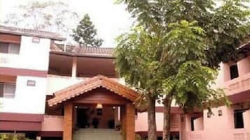 Façana frontal de l'allotjament