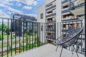 Terrace/patio - ShortStayPoland Zdziechowskiego B153 (Warsaw)
