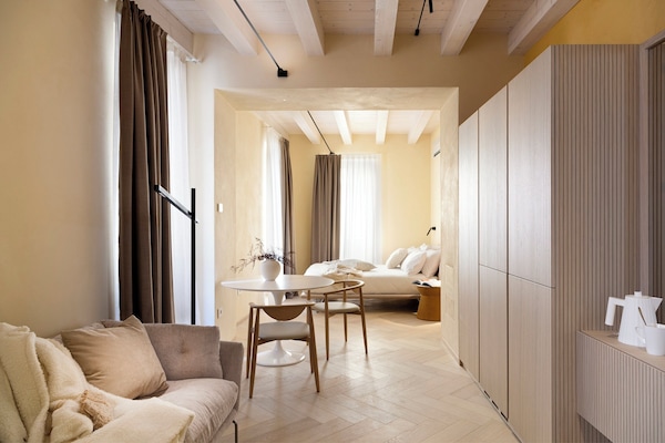Suite Studio Luxe | 1 chambre, literie de qualité supérieure, couette en duvet d'oie