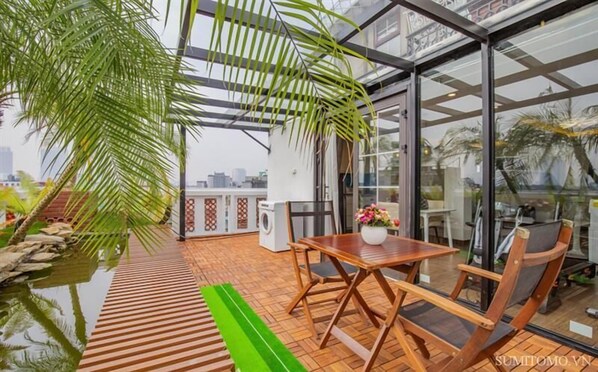 Apartament de luxe, vistes al llac | Terrassa o pati