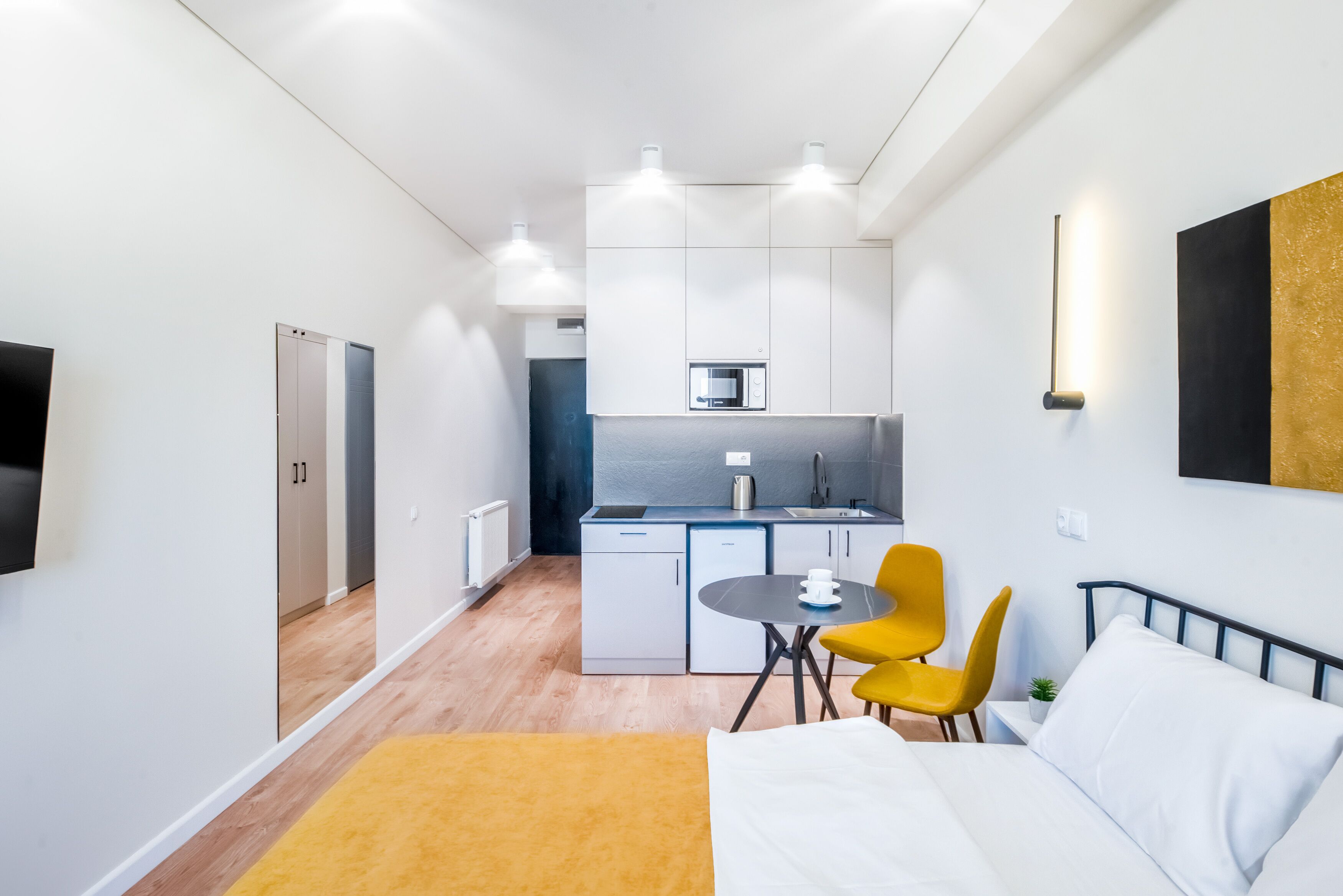 Superior-Apartment, Stadtblick | 1 Schlafzimmer, individuell dekoriert, Verdunkelungsvorhänge