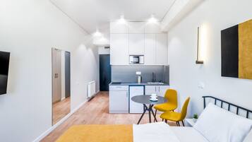 Superior Apartment, City View | 1 bedroom, blackout curtains, iron/ironing board, free WiFi