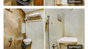Doppia Deluxe | Bagno | Doccia, set di cortesia gratuito, asciugamani, sapone