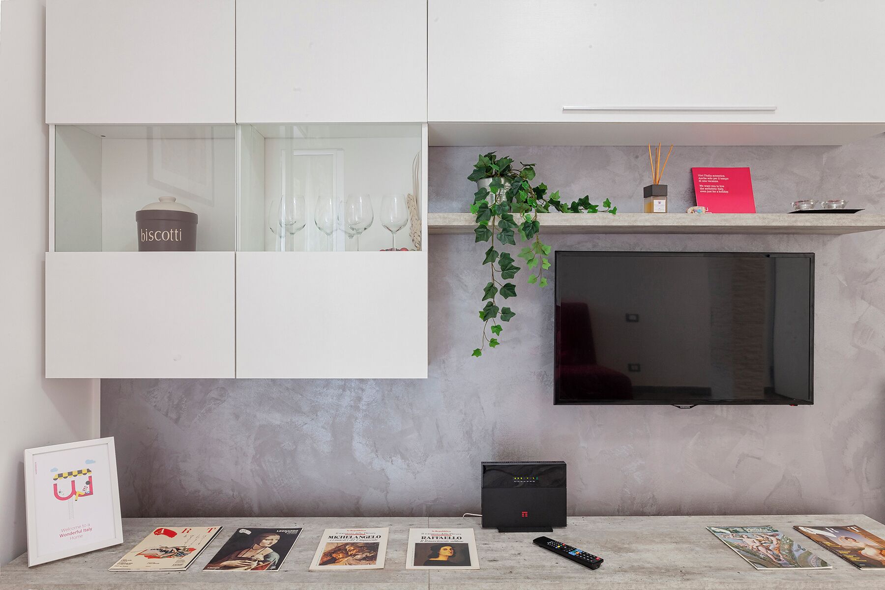 Apartamento | Área de estar | TV 35 polegadas com canais digitais
