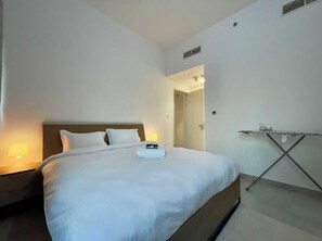 Deluxe appartement | 1 slaapkamer, geluiddichte muren, een strijkplank/strijkijzer