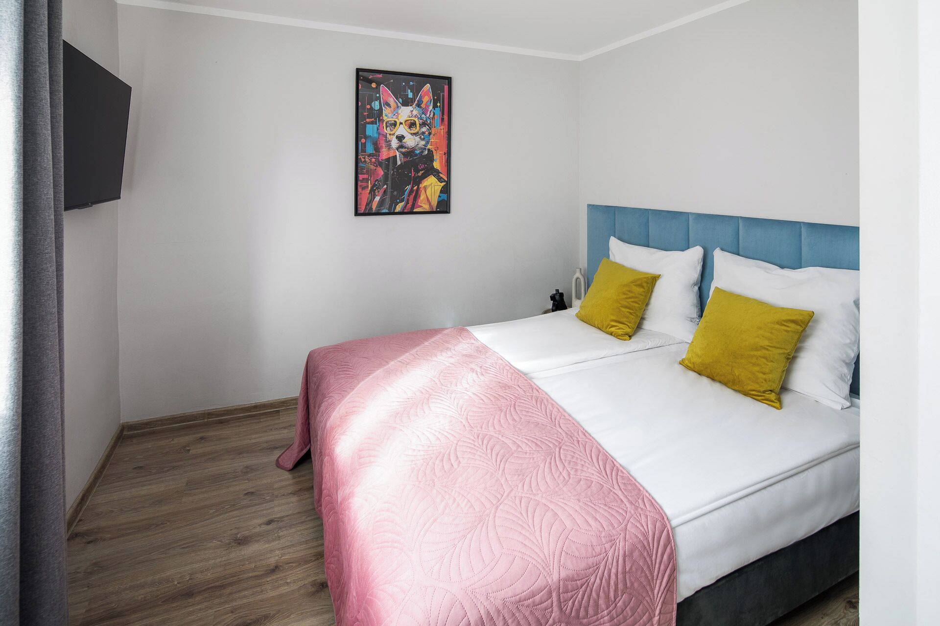 Ropa de cama hipoalergénica y muebles diferentes 