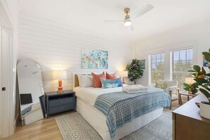 3 soverom, strykejern/-brett, reiseseng for barn og wi-fi (inkludert)