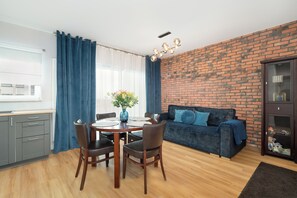 Apartment, 1 Bedroom, Balcony | Living room - Apartament City View West by Renters (Poznan)