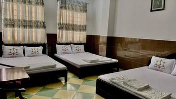 Family Room | Blackout drapes, soundproofing, free WiFi, bed sheets