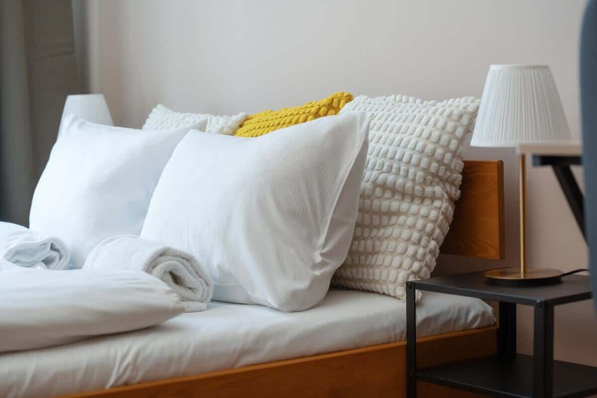 2 bedrooms, desk, iron/ironing board, WiFi