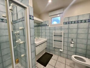 Shower, hair dryer