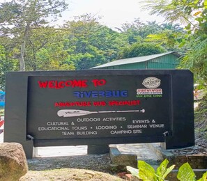 Façade de l’hébergement