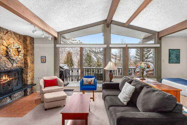Condo (Lichenhearth 17) | Living area - Lichenhearth 17 (Snowmass Village)