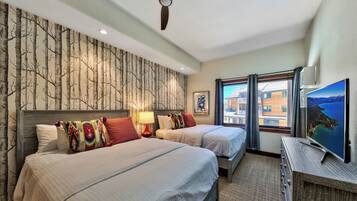 2 makuuhuonetta, silitysrauta/-lauta, ilmainen Wi-Fi, vuodevaatteet