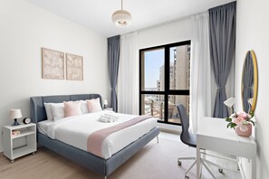 1 soverom, safe på rommet, strykejern/-brett og wi-fi (inkludert)