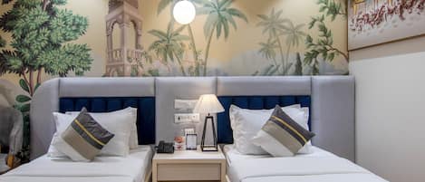 In-room safe, iron/ironing board, rollaway beds, bed sheets