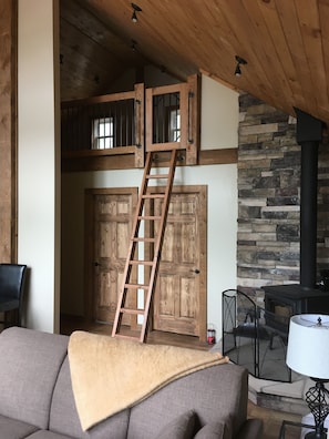 TV connectée, cheminée