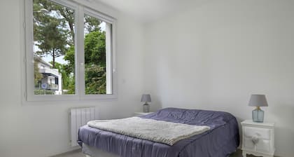 Casa para 4 con jardín a 1km de la playa