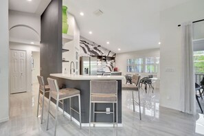 Fridge, microwave, oven, stovetop - Privacy, Heated Pool, Gulf Access and Luxury! (Bonita Springs)