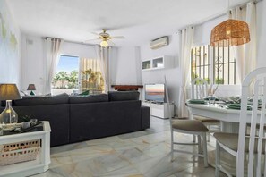 Smart-TV, peis og kontorer