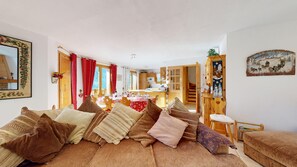 TV, fireplace, DVD player - Chalet Alba ALB MOUNTAIN & SUNNY 10 Pers. (Châtel)