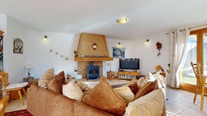 TV, fireplace, DVD player - Chalet Alba ALB MOUNTAIN & SUNNY 10 Pers. (Châtel)