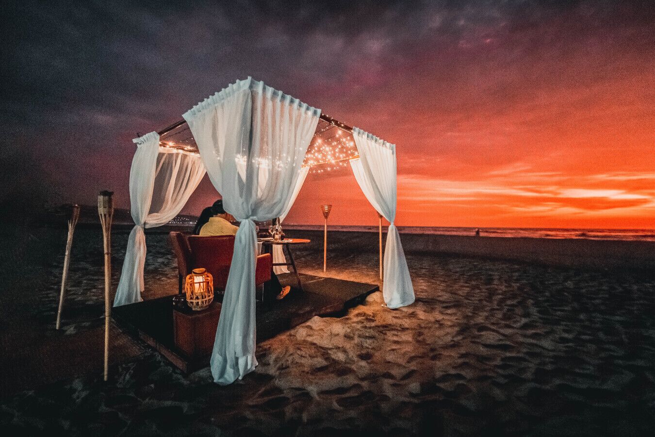 On the beach