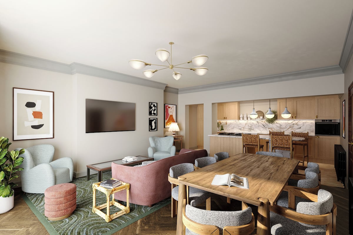 House | Living area | 40-inch LED TV with cable channels