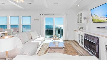 Smart TV, DVD player, books