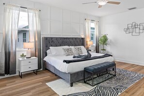 Studio (6 Bedrooms) | 6 bedrooms, desk, laptop workspace, iron/ironing board - New-6br Discovilla- Sleeps16 Heated Pool & More (Tampa)