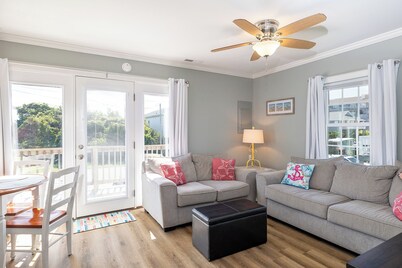 Pelican's Nest - Soundside, 5 min to beach, 2BR 1BA, Atlantic Beach