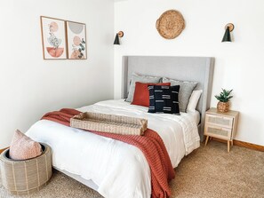 6 soveværelser, strygejern/strygebræt, sengetøj