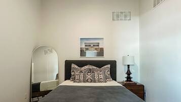 1 bedroom, iron/ironing board, travel crib, free WiFi