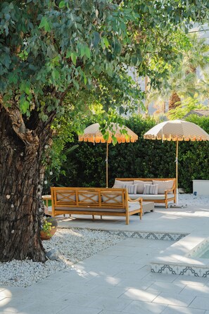 Property grounds - The Bungalow Palm Springs - Pool & Jacuzzi, Pet Friendly! (Palm Springs)